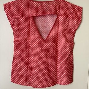 Cute cotton coral Top for summer